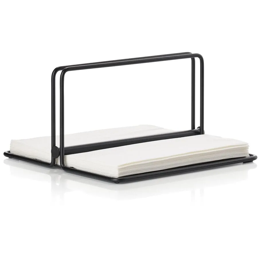 Serviettenhalter Zone Denmark schwarz Metall B 22.5 cm