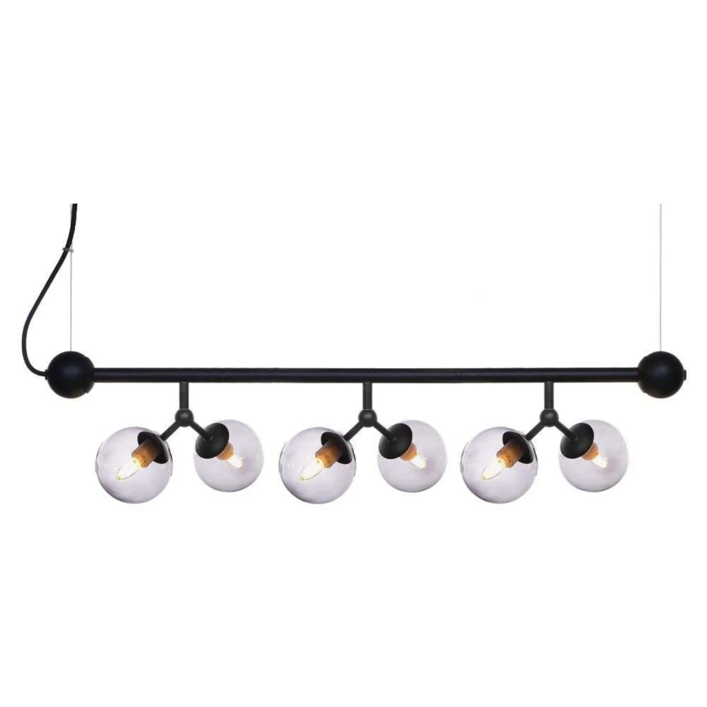 Atom 6 Mini Pendelleuchte Smoke - Halo Design - Esszimmer - Metall