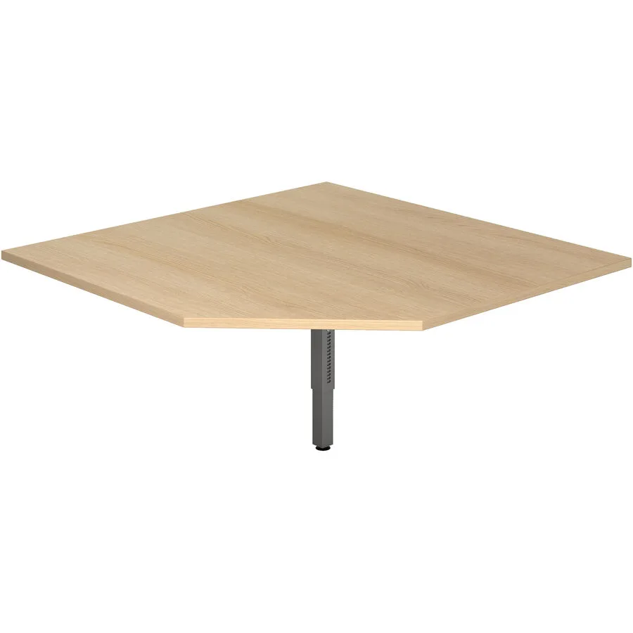 Anbautisch Office eiche Holzwerkstoff B 120 T 120 cm
