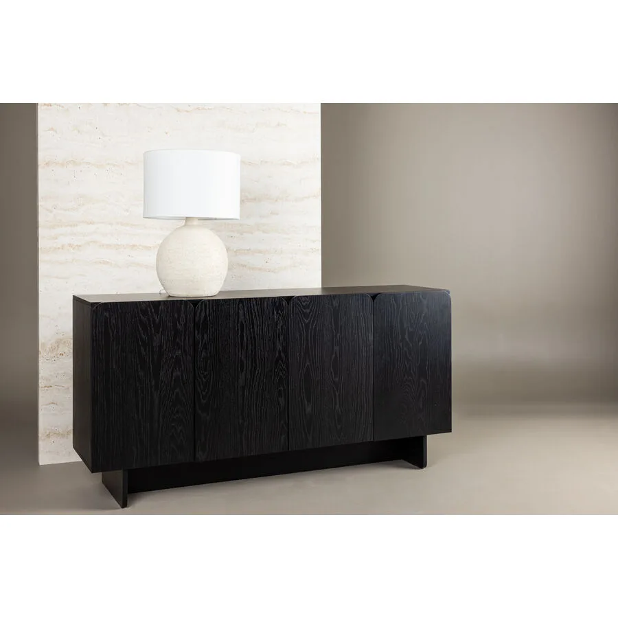 Sideboard Taura Schwarz MDF B 160 cm