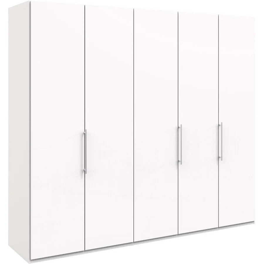 Kleiderschrank Folt weiss Holzwerkstoff B 250 cm