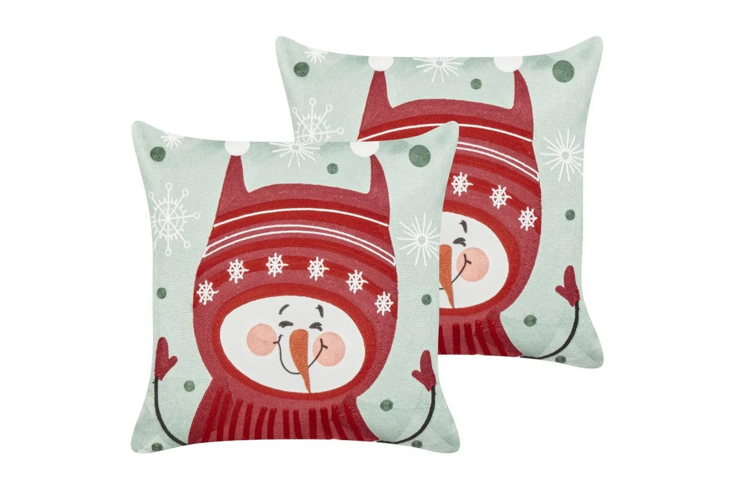 Prydnadskuddar Cupcake set om 2 -