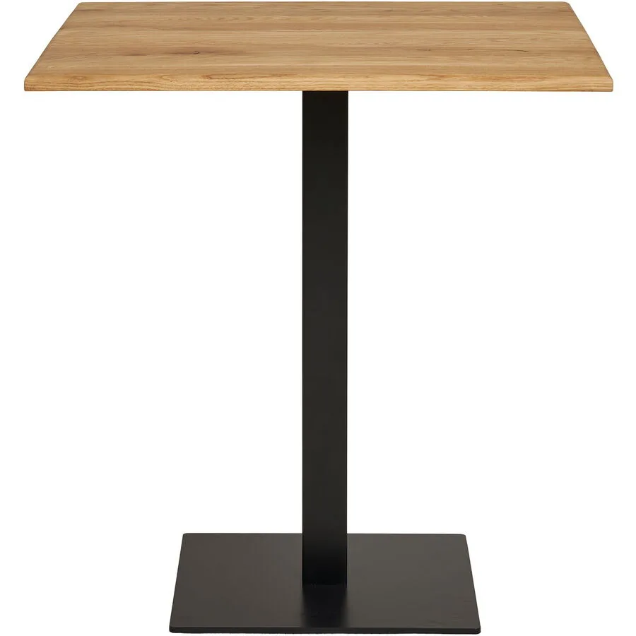 Bistrotisch Ostara natur/schwarz Eiche Natur/Metall B 70 H 75 cm