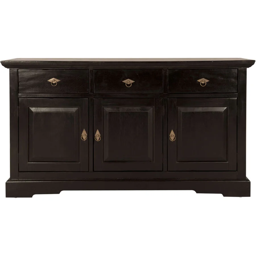 Sideboard Rumba dunkelbraun Holz B 148 cm H 83.5 cm