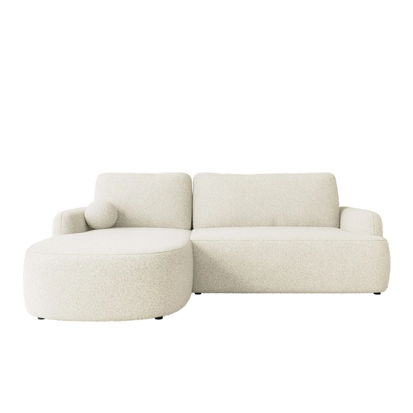 Branrel 3-sits Soffa med divan - vit