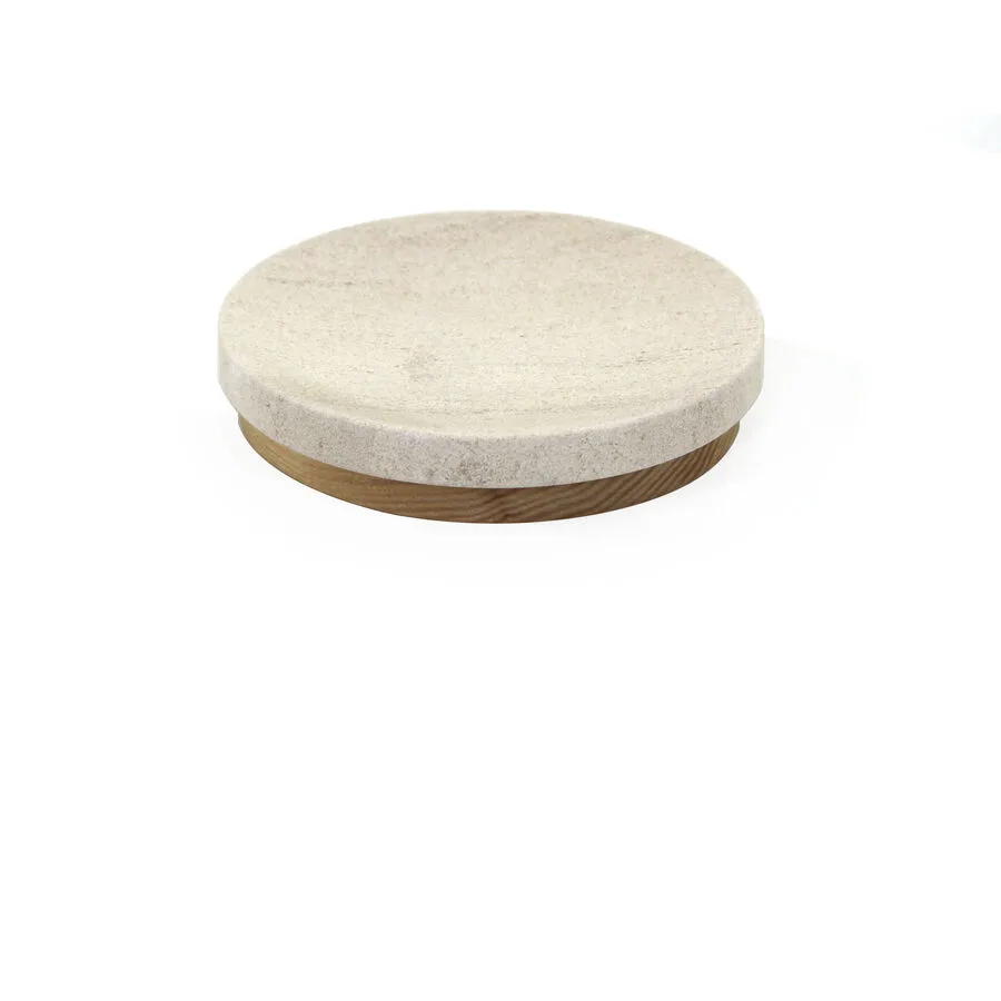 Seifenschale Marmor beige Marmor T 12 cm