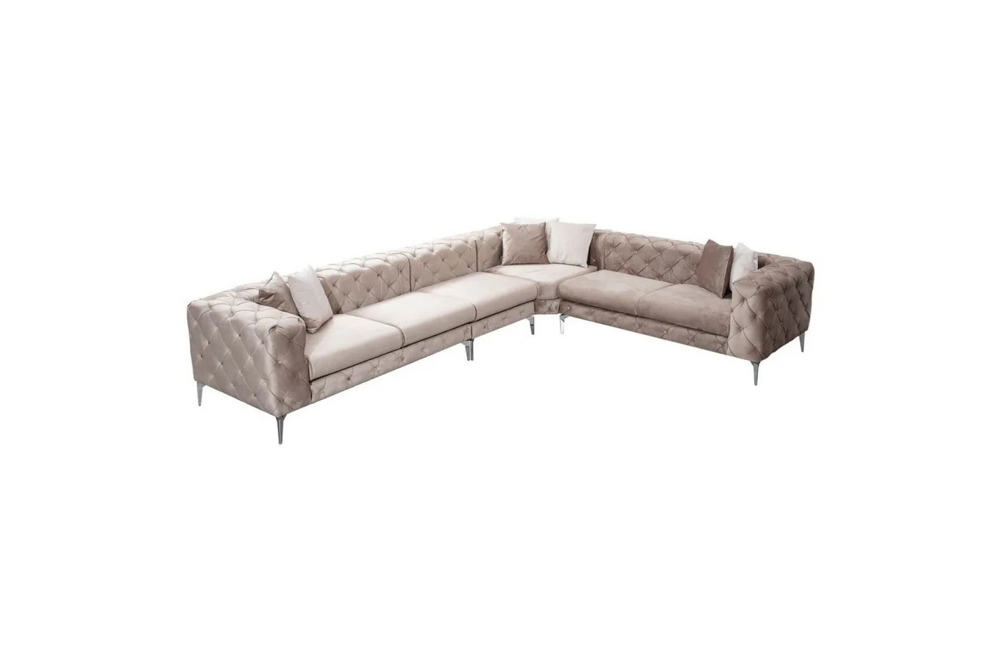 Hörnsoffa Beachport Beige - Beige