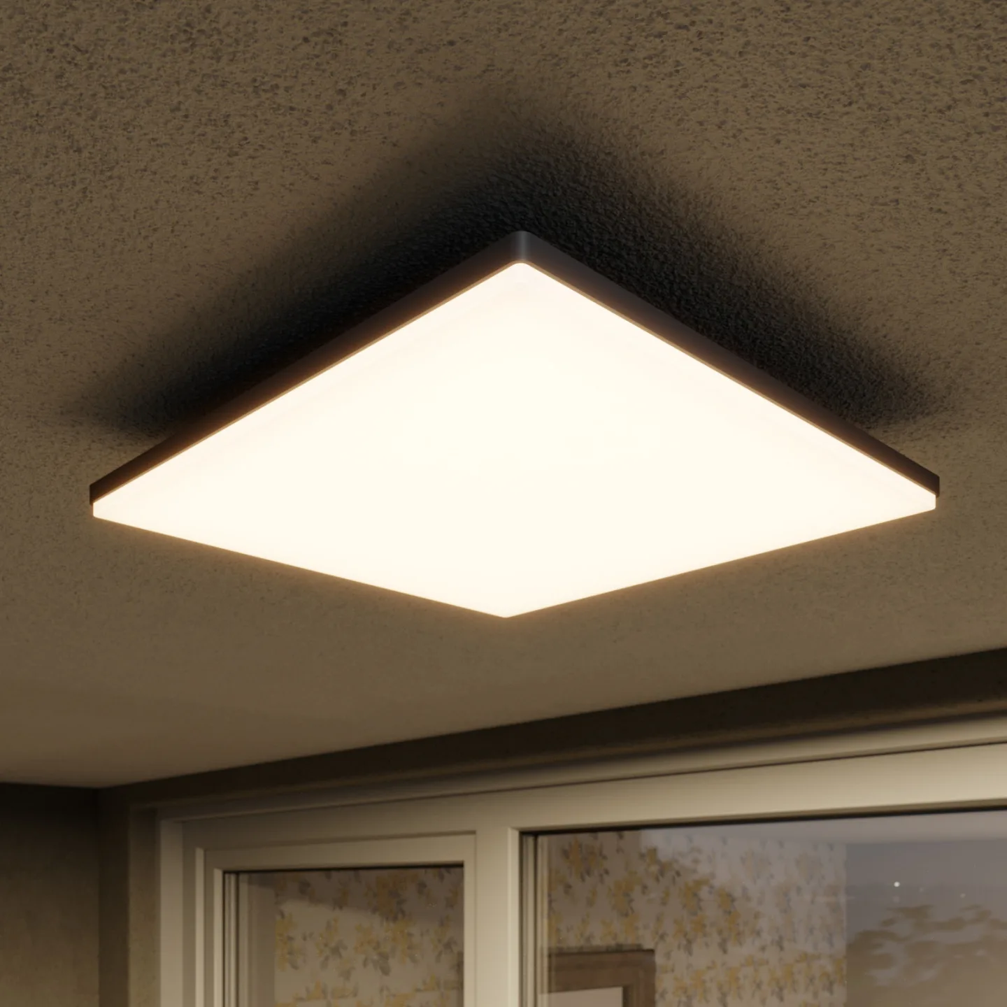 Henni Utendørs Taklampe Dark Grey/White - Lucande - Balkong - Moderne - Aluminium - Kantet
