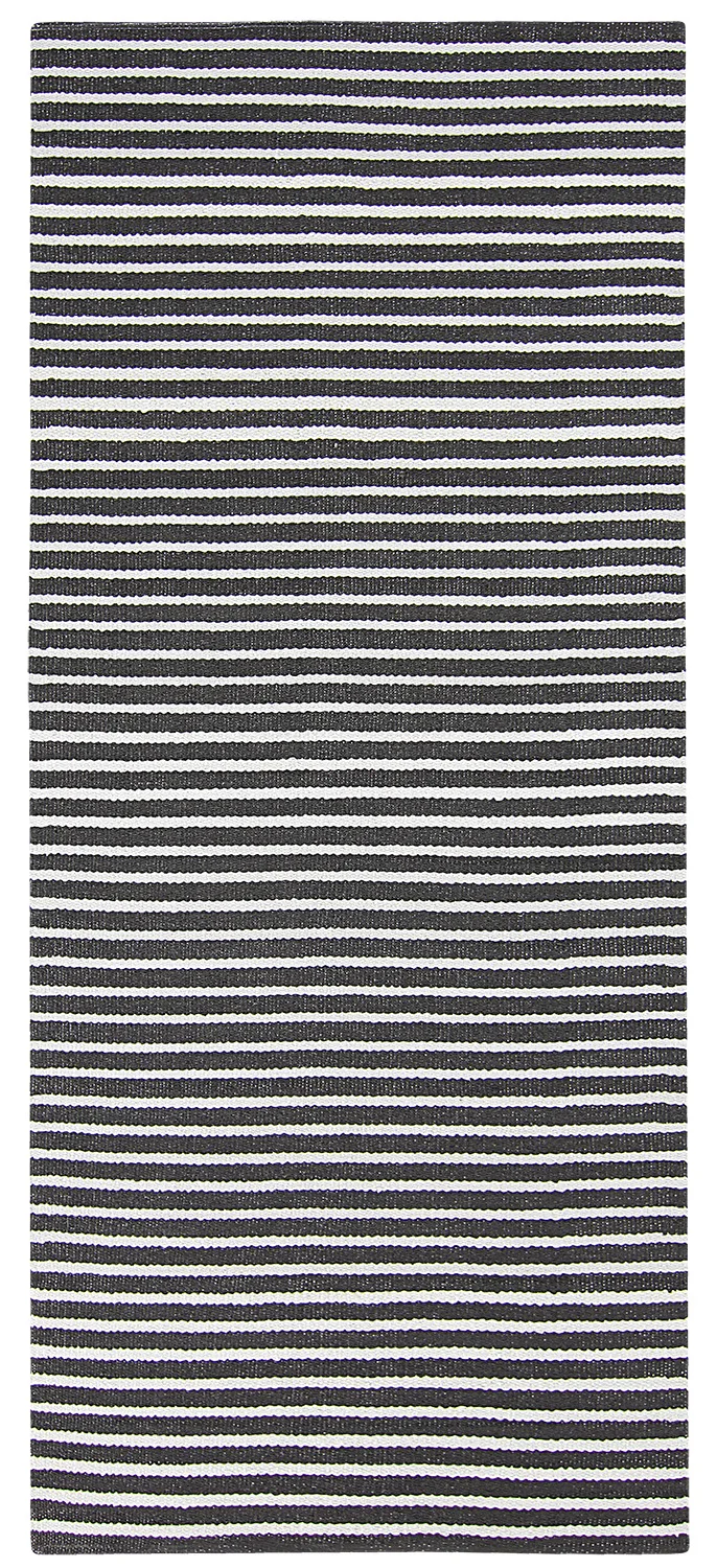 Plastmatter - Kensington (svart/hvit) (Størrelse: 150 x 200 cm)