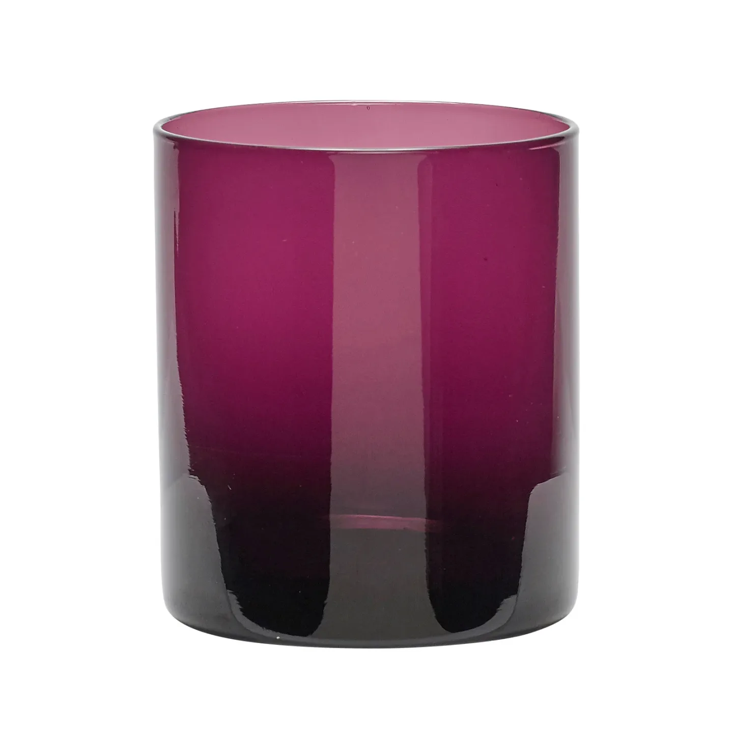 Hübsch Windlicht Ø9 cm Lila