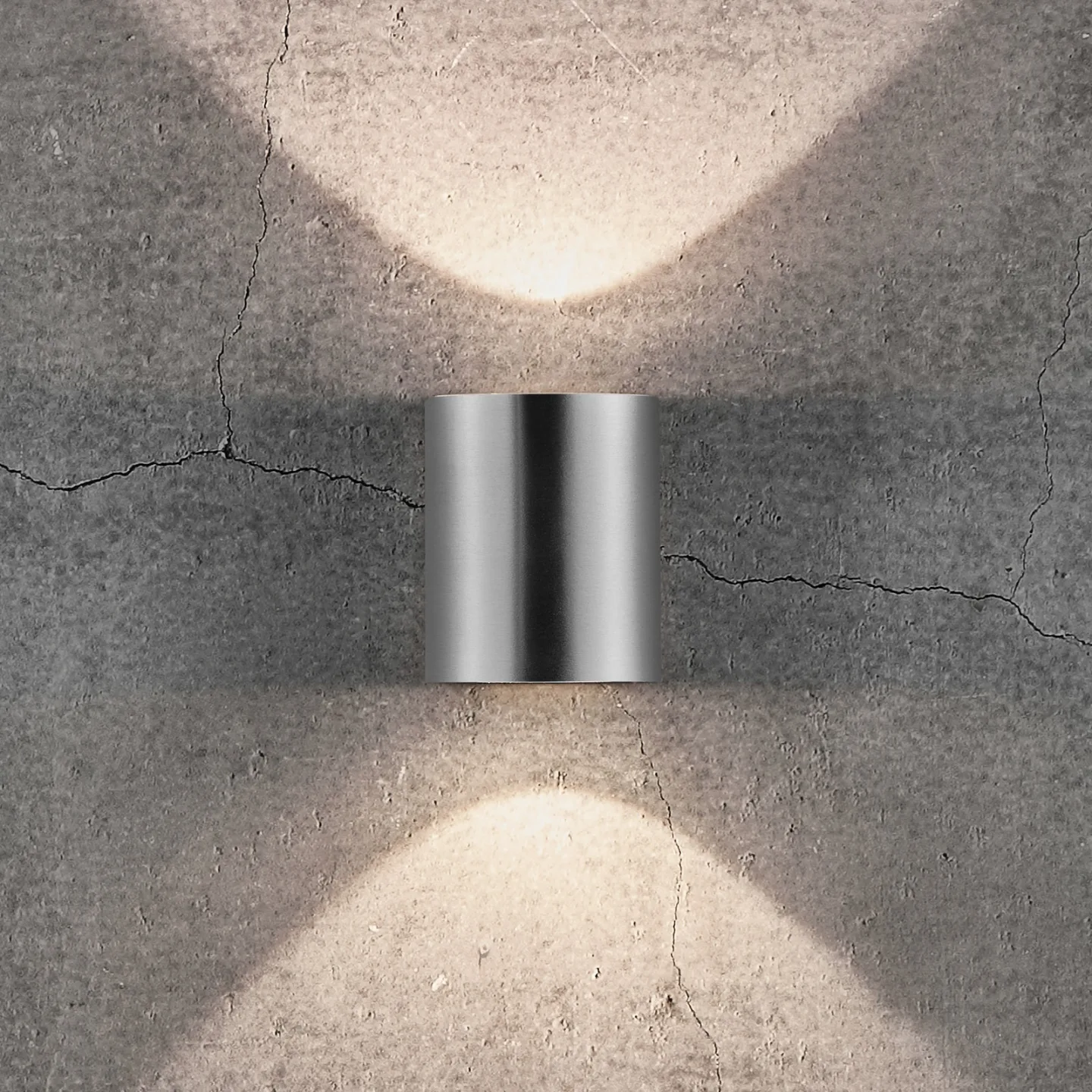 Canto 2 Wandleuchte Stainless Steel - Nordlux - Modern - Metall - Mehrflammig