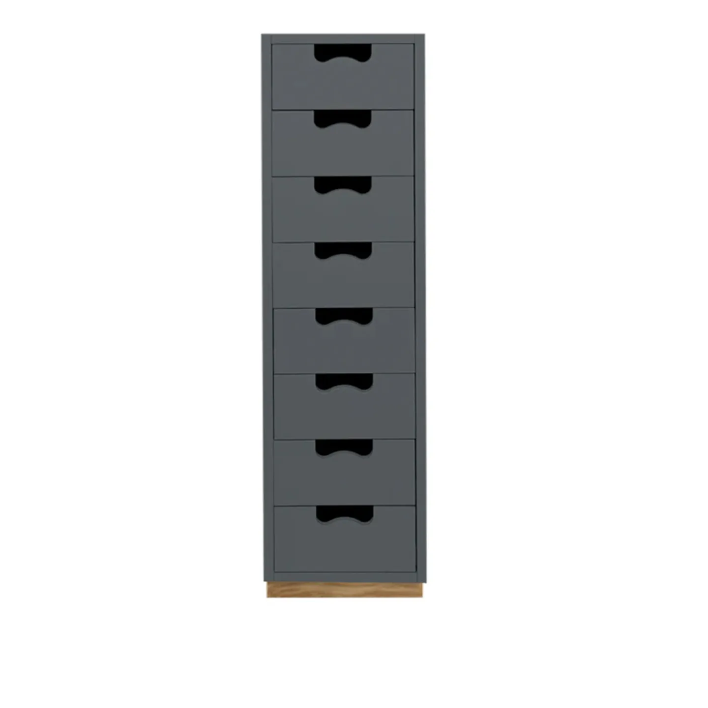 Asplund - Snow Drawer J8 - Storm Grey, Eksockel - Byråer - Thomas Sandell & Jonas Bohlin - Grå - Trä
