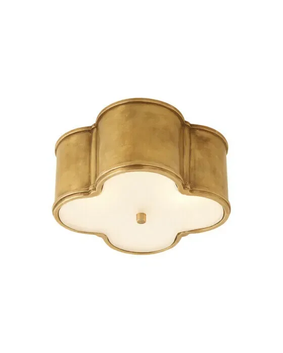 Basil plafond messing