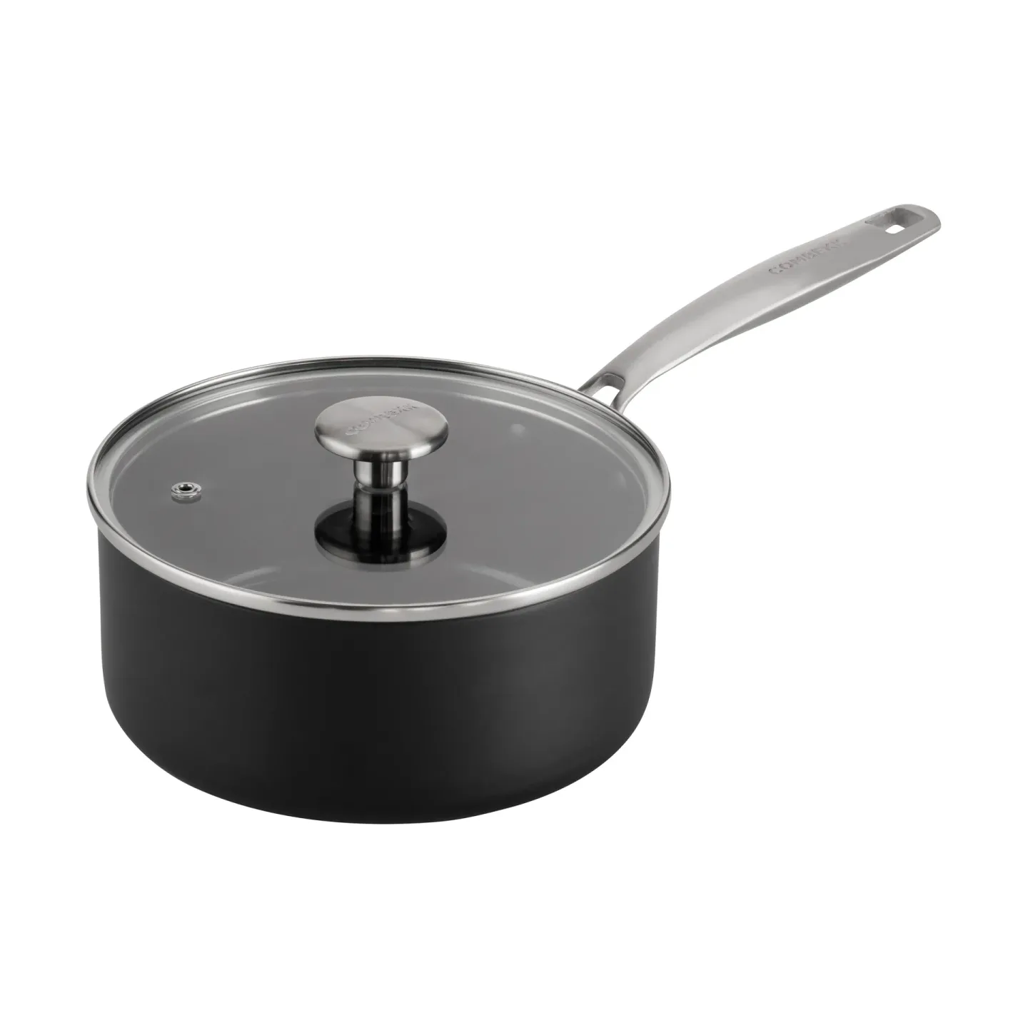 Combekk Combekk Element Kochtopf mit Deckel Aluminium schwarz Ø18 cm