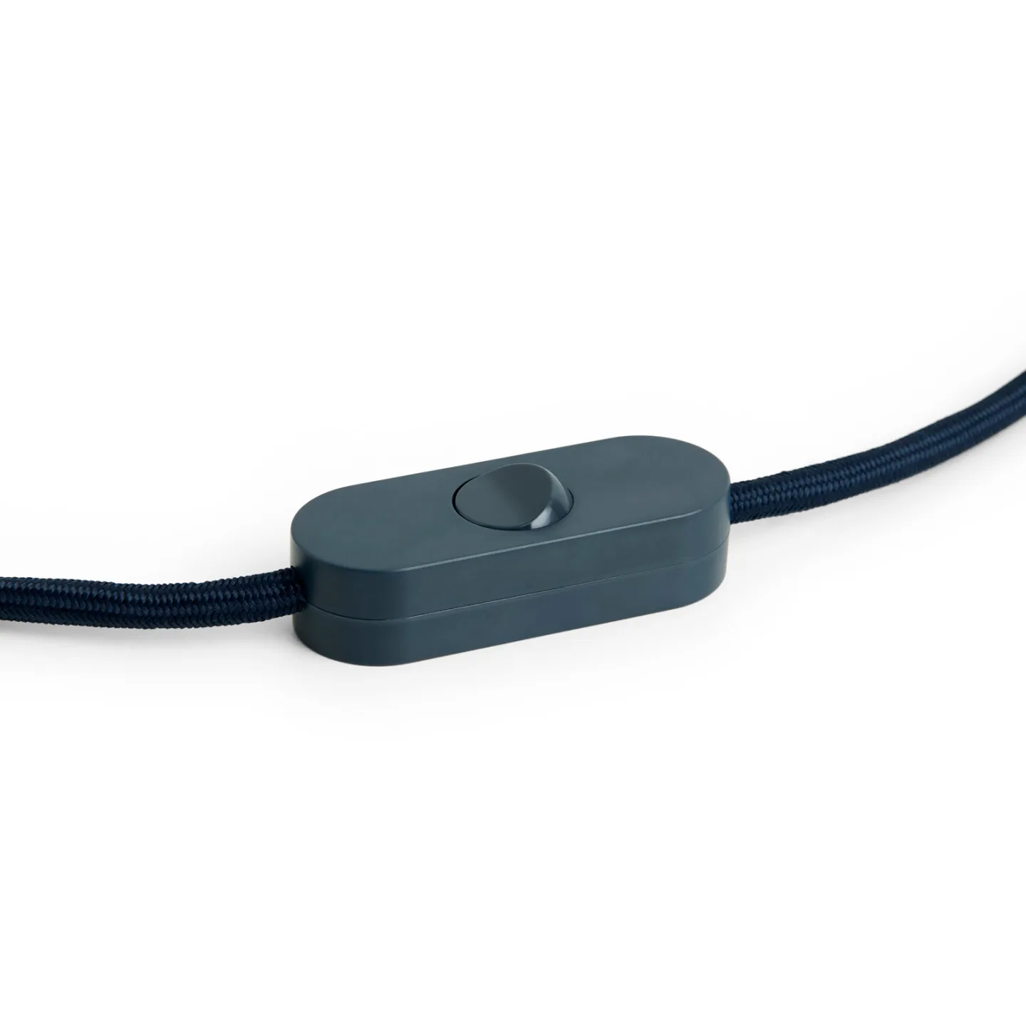 COMMON E27-Lampenfassung, dunkelblau, Stecker, 2,4 m - HAY - Wohnzimmer - Kunststoff - Einflammig