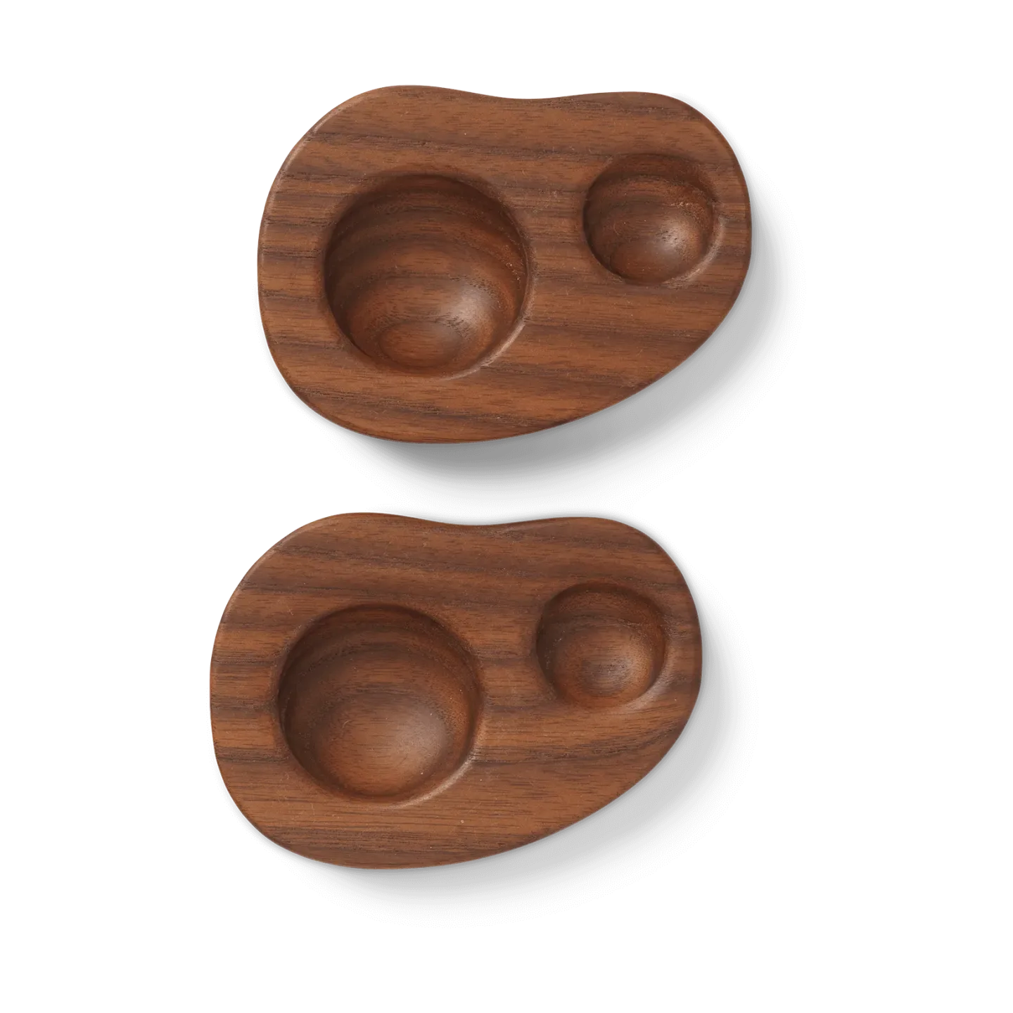 Ferm Living Cairn Eierbecher 2er Pack Dark brown