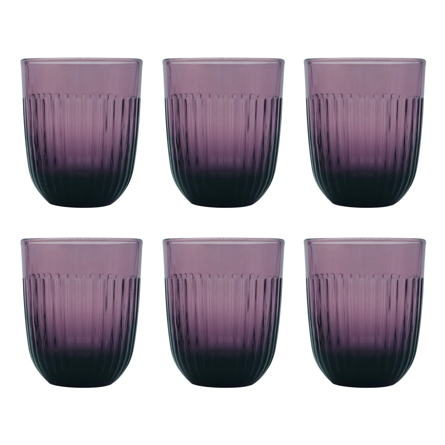 La Rochère Ouessant Wasserglas 29 cl 6er-Pack Aubergine