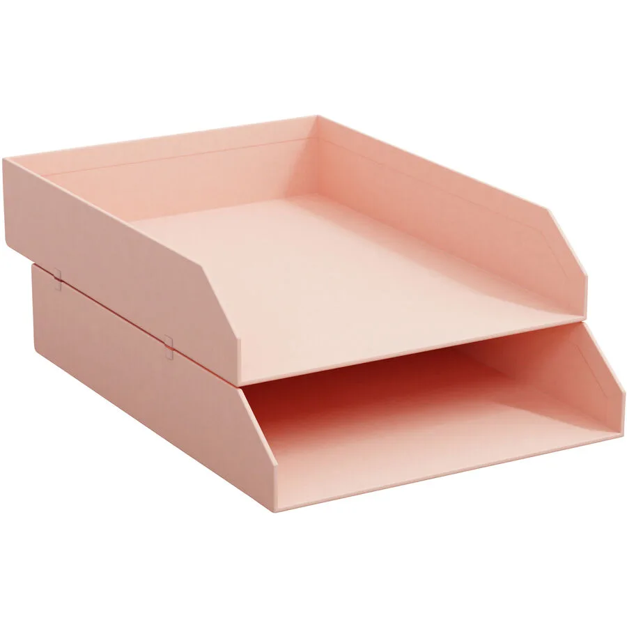 Dokumentenablage Bigso Box - Farbe: Dusty Pink - Material: Papier