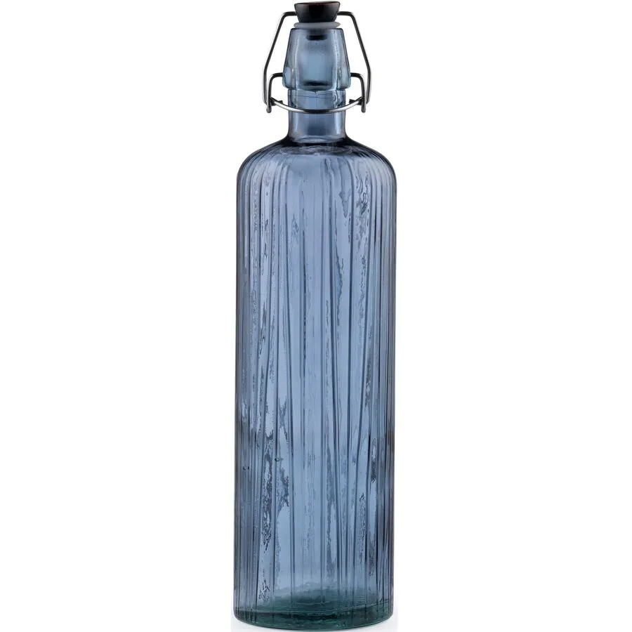 Trinkflasche BITZ Blau Glas B 8 cm 1200 ml