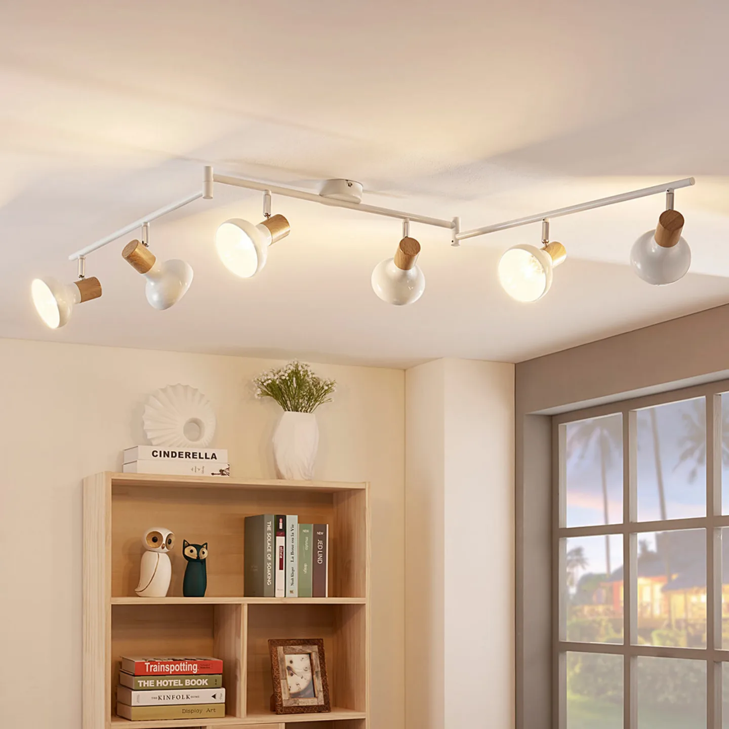 Fridolin Taklampe White - Lindby - Kjøkken - Moderne - Metall - Med flere lyskilder