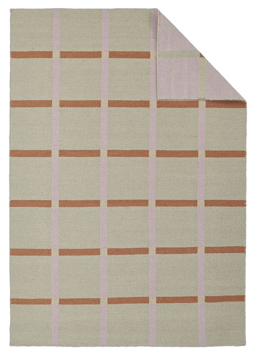 Ullteppe - Gingham (no. 4) (Størrelse: 130 x 190 cm)