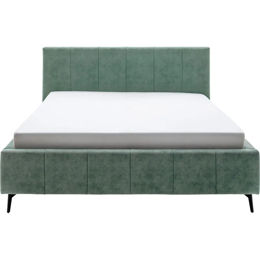 Bett Luzza Grün Polyester 160 x 200 cm