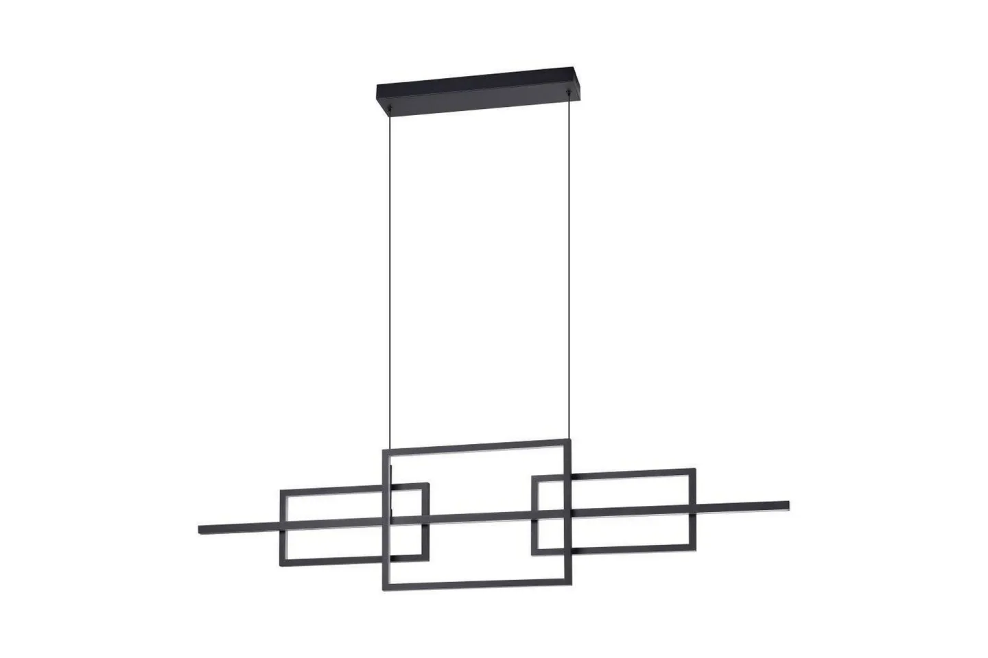 Takpendel Eglo Puebla Svart/Vit 150 cm - 150 cm