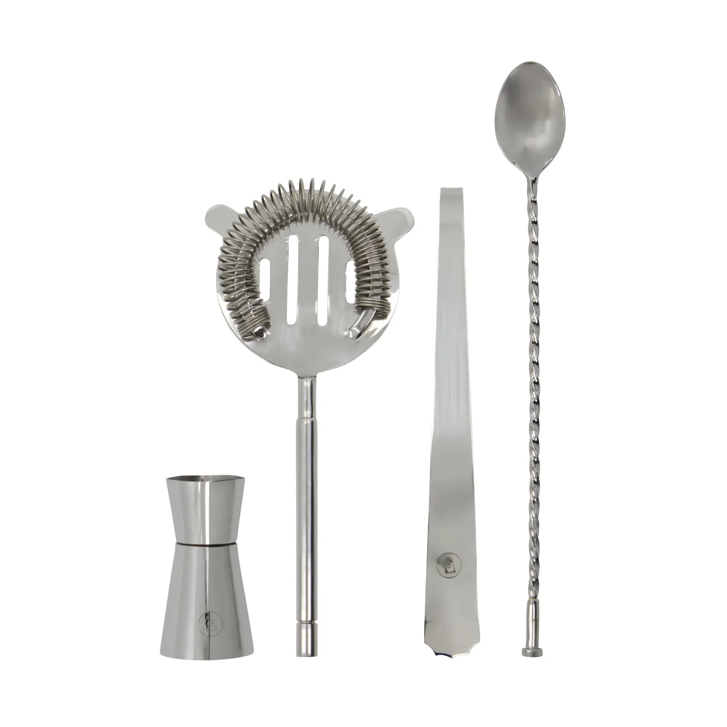 House Doctor Kett Barset 4-teilig Silber-Finish