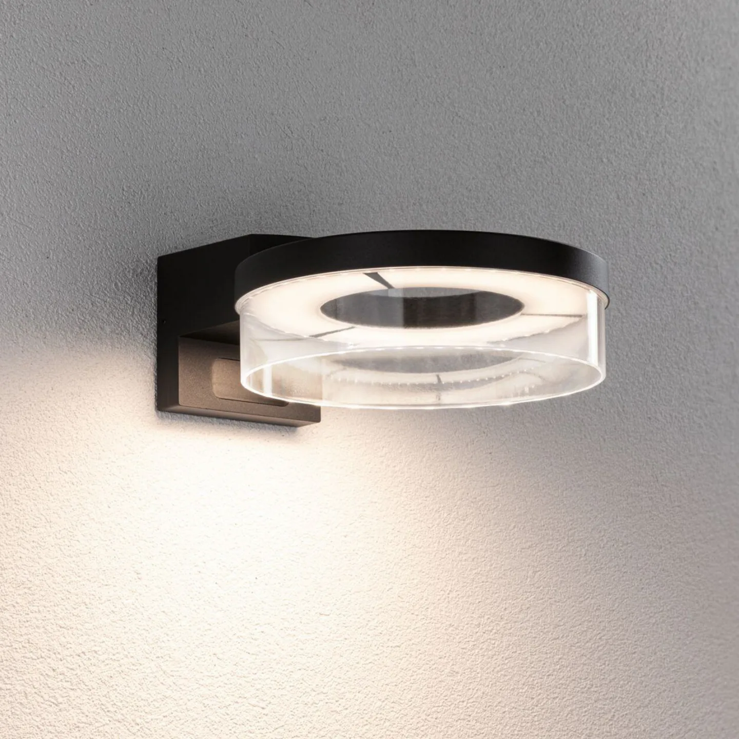 Capera Udendørs Væglampe m/Sensor SWR Antracit - Paulmann - Moderne - Aluminium - Med én lyskilde