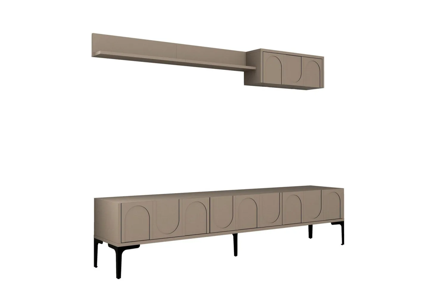 Hazim Tv-bänk 180 cm - Svart