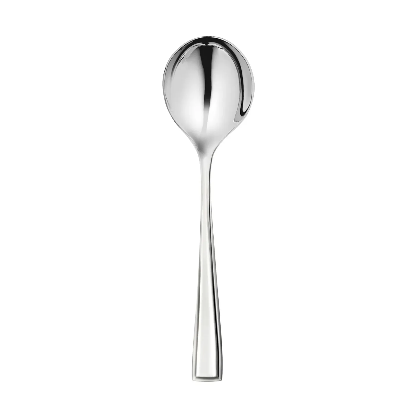 Robert Welch Fairford bright runder Suppenlöffel Edelstahl, 18,1 cm