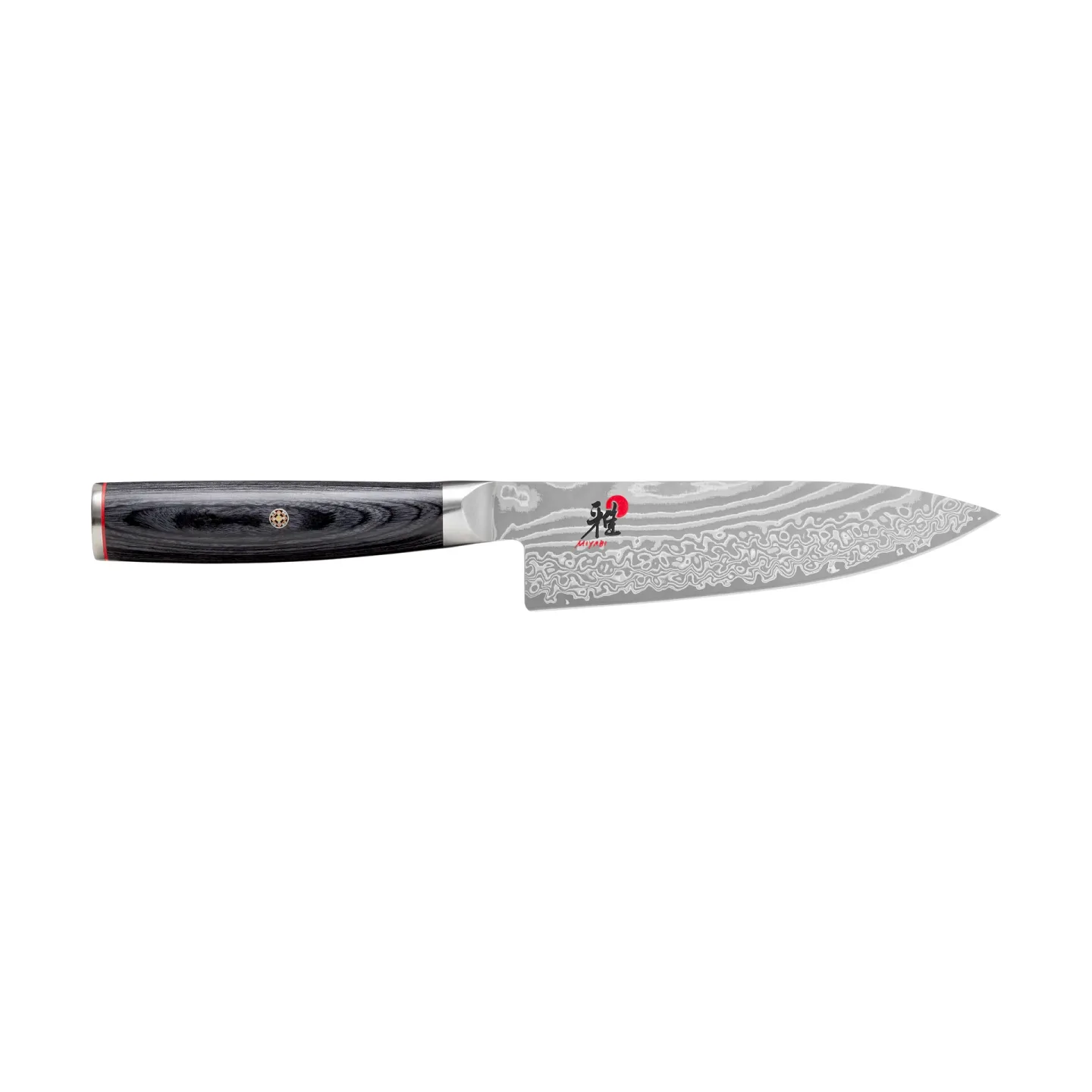 Miyabi Raw 5000FCD Küchenmesser Gyutoh 16 cm Damaskus-schwarz