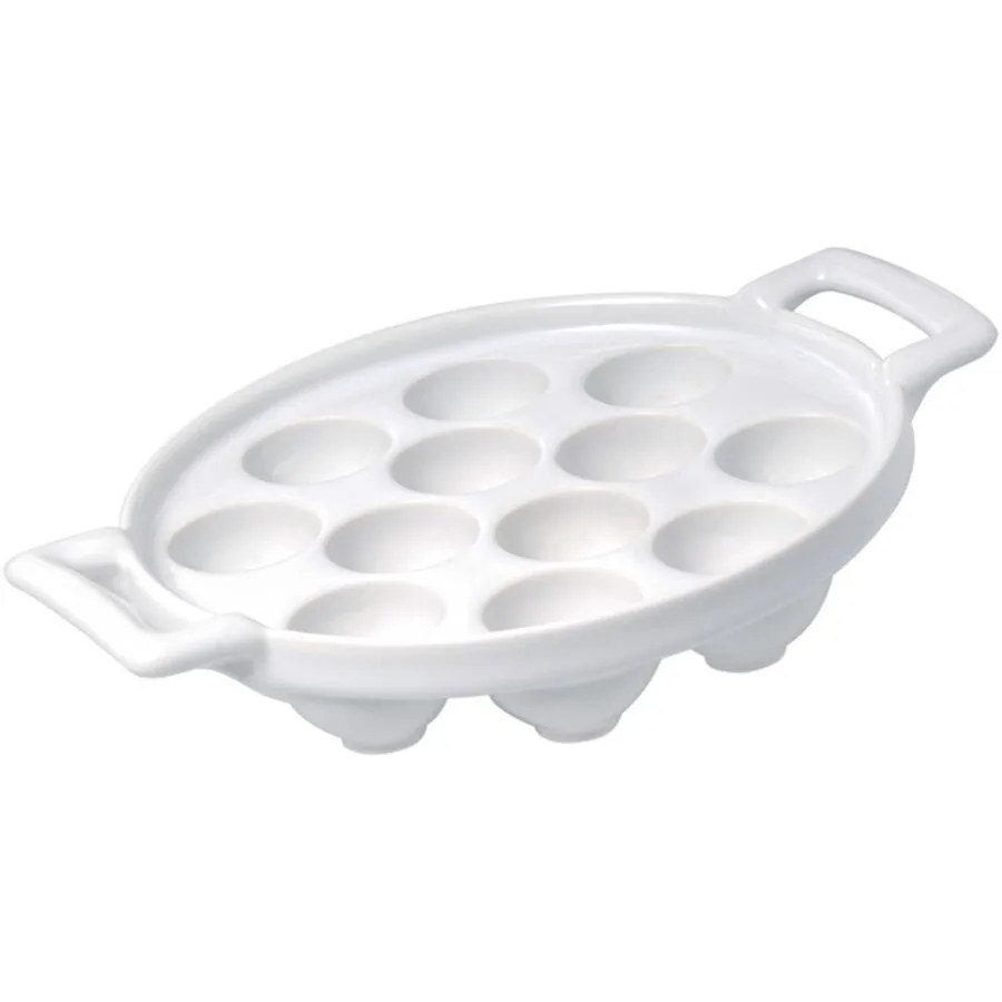 Schneckenpfanne Revol Weiss Porzellan 4 cm