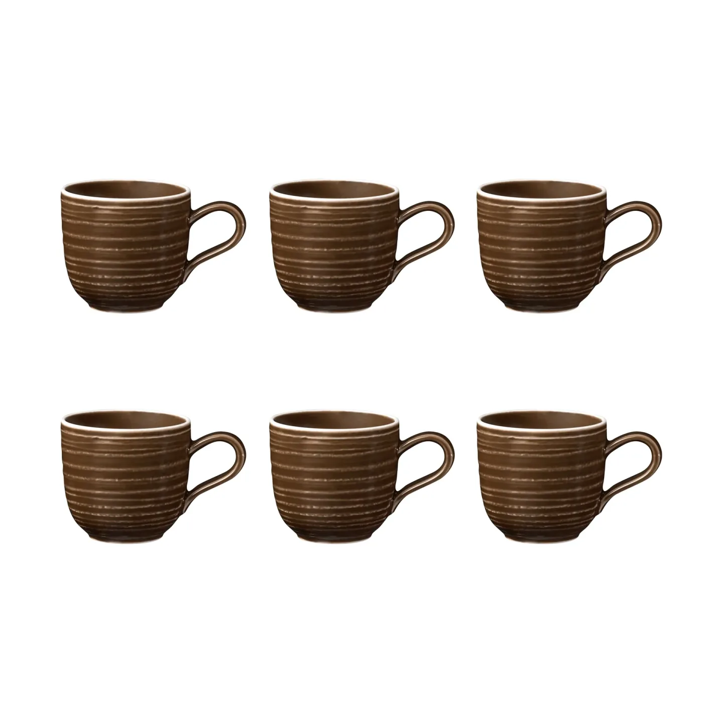 Seltmann Weiden Terra Espressotasse 9 cl 6er Pack Earth Brown