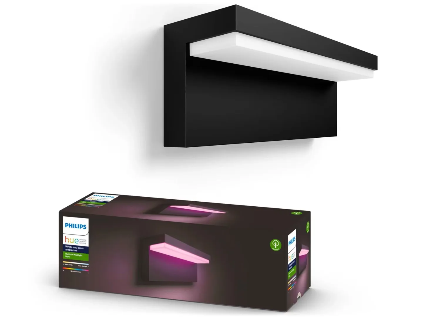 Alltron Wandleuchte Outdoor Nyro Schwarz | Schubiger Möbel