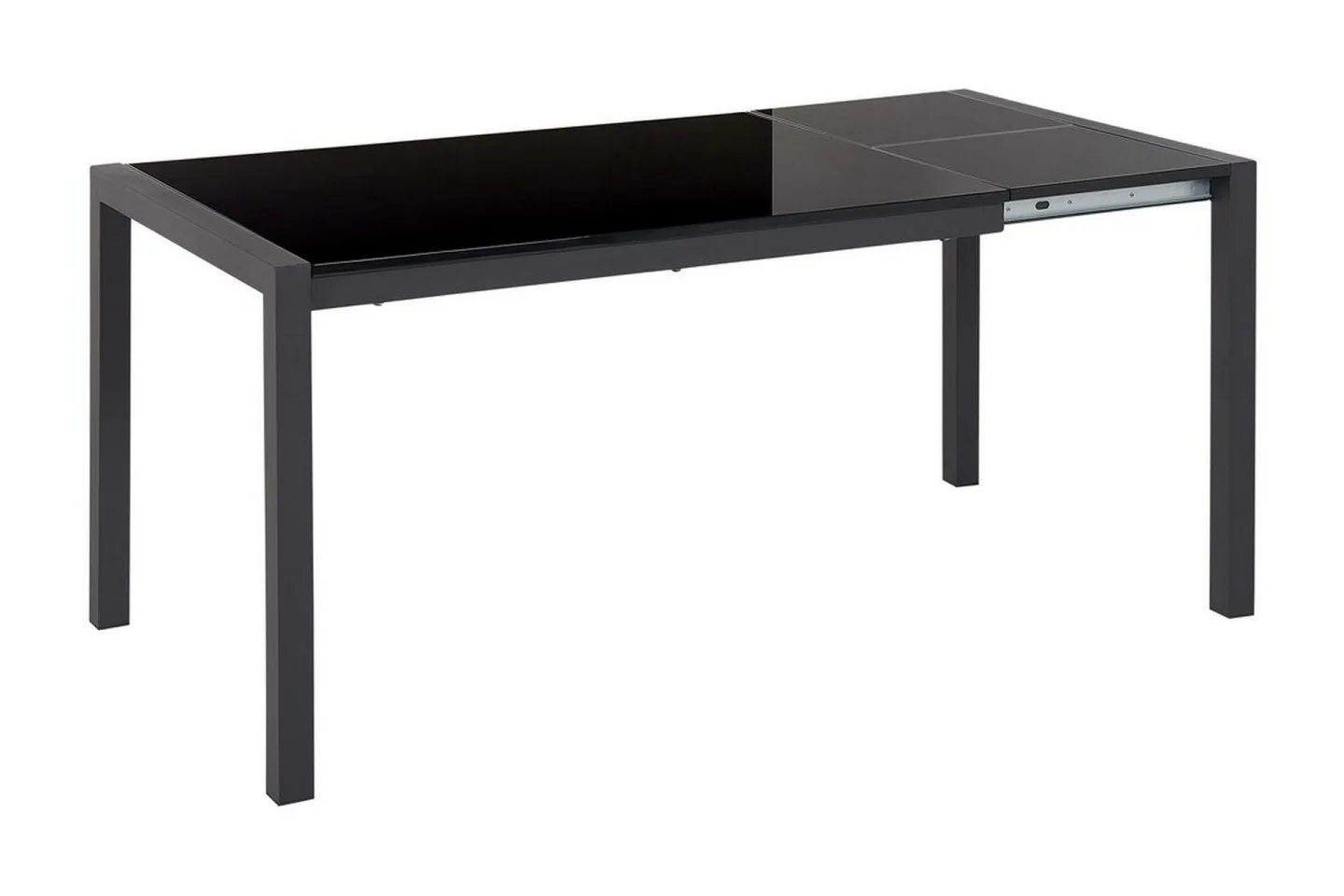 Renton Matbord Förlängningsbart 120-160x80 cm - Svart