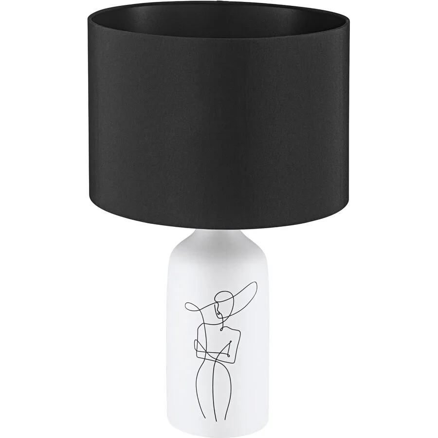 Eglo Tischlampe Vinoza Weiss 53.5 cm - Material: Keramik