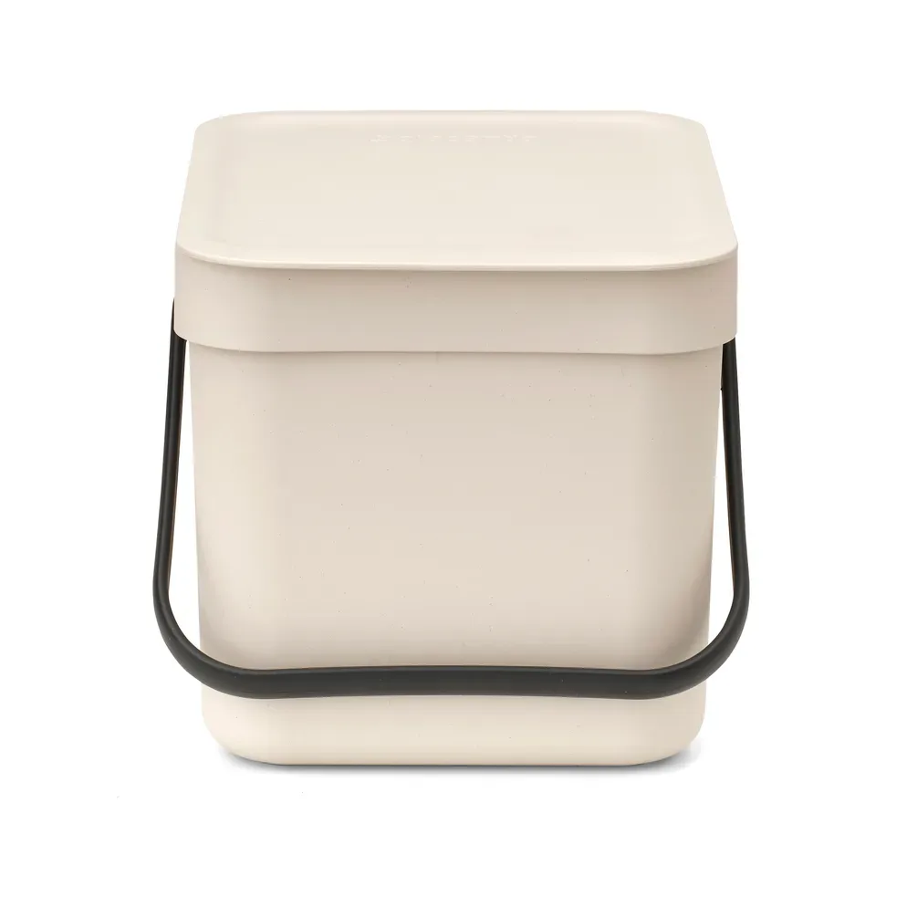 Brabantia Sort & Go Abfalleimer 6 Liter Soft Beige
