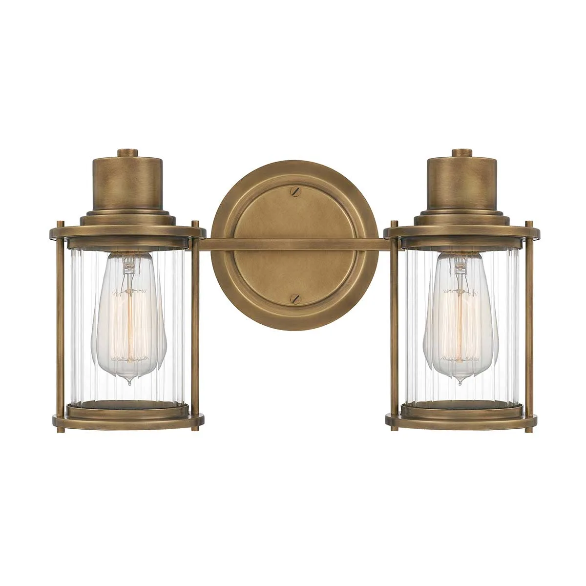 Elstead Lighting - Riggs 38cm - Badrumslampa - Råmässing