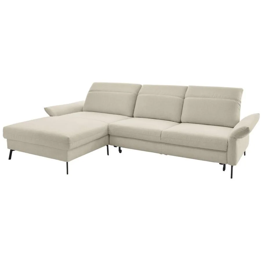 Ecksofa Josephine Links Stoff sand B 312 T 222 cm