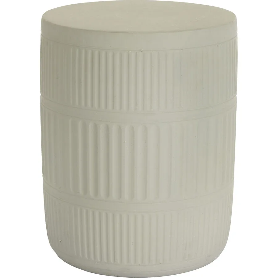 Beistelltisch Tulum Beige Beton 40 cm