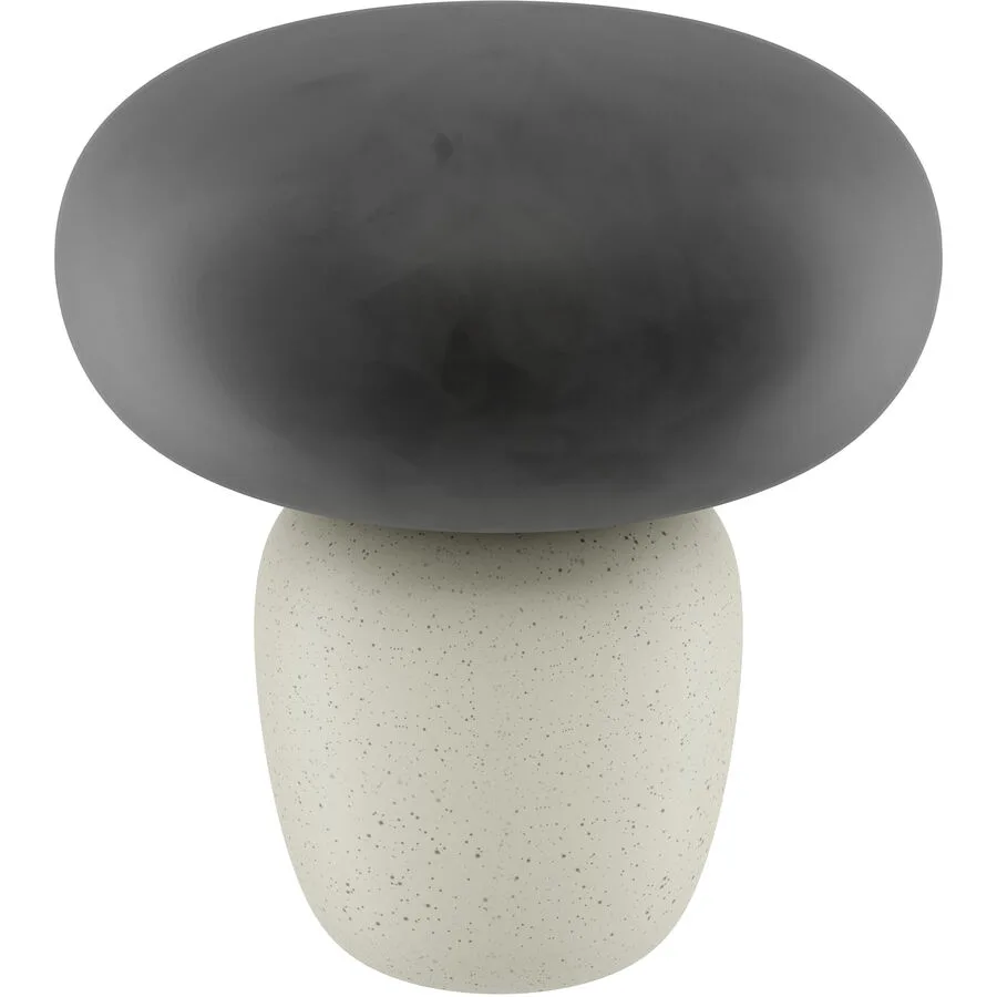 Eglo Tischlampe Cahuama Schwarz/Weiss 30 cm - Farbe: weiss/schwarz - Material: Keramik