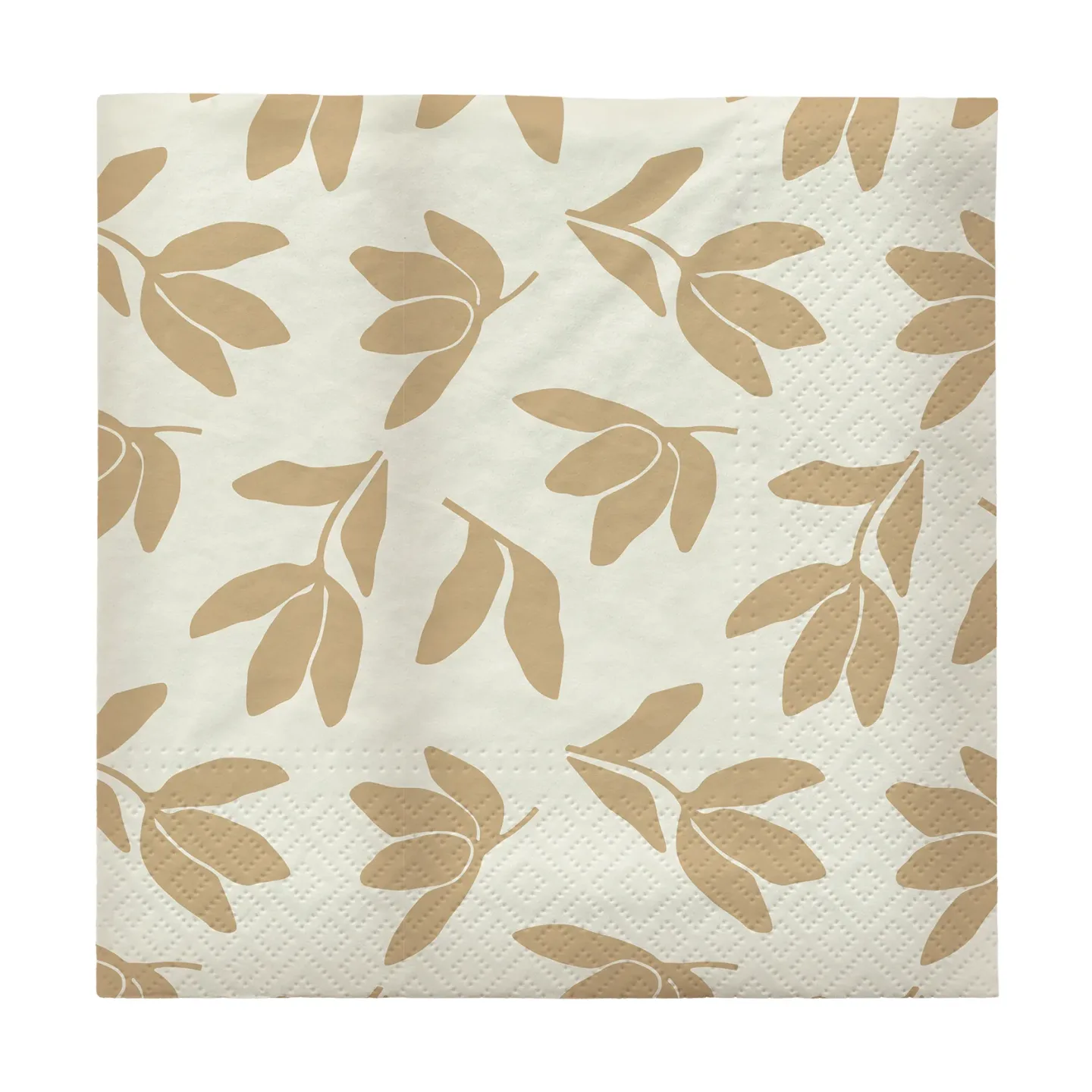 Broste Copenhagen Herbert Papierservietten 33x33 cm 20er-Pack Beige-off white