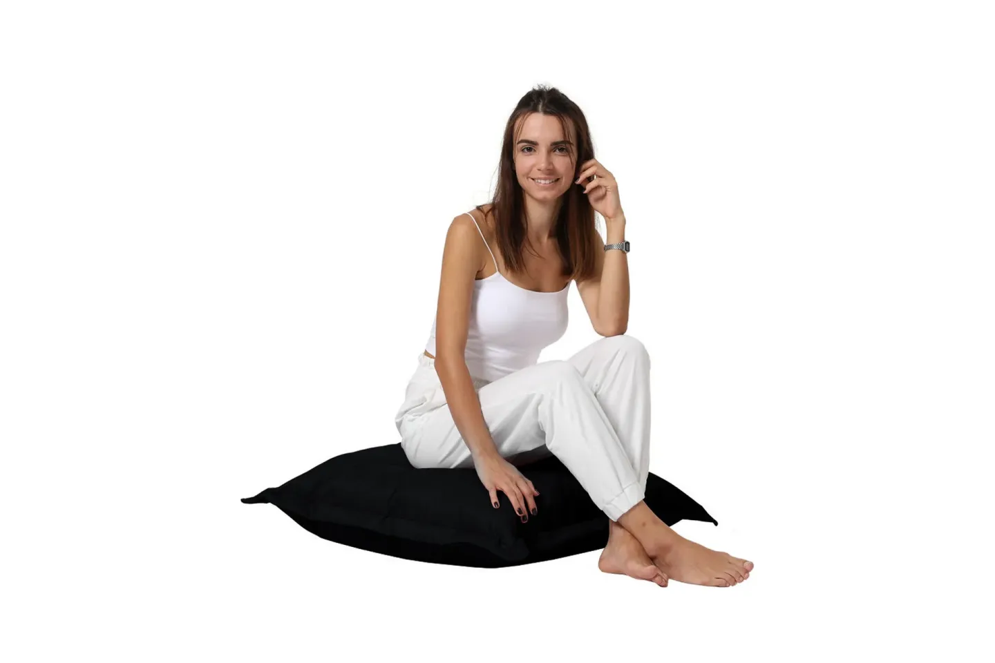 Sittsäck Utomhus Salinder 70 cm - Svart