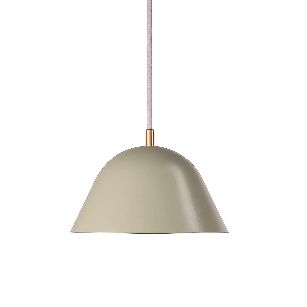 Örsjö Belysning Streck Pendelleuchte Large 19x36 cm Warmgrau RAL 7032