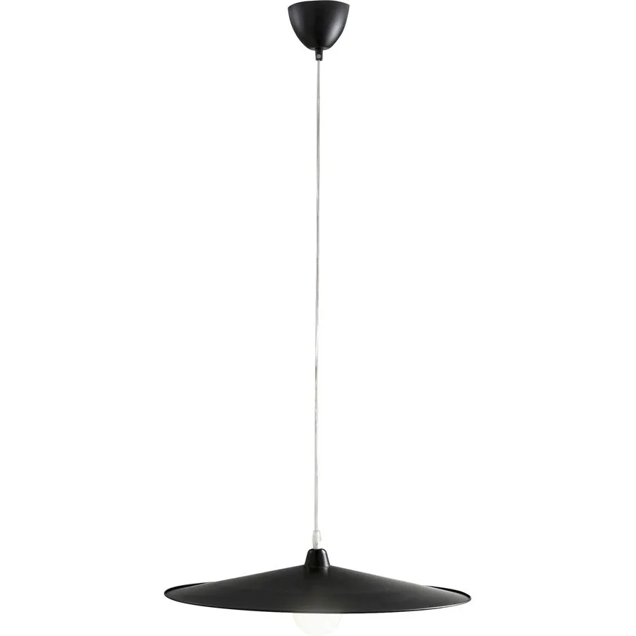 Pendellampe Klara Schwarz Metall 200 cm