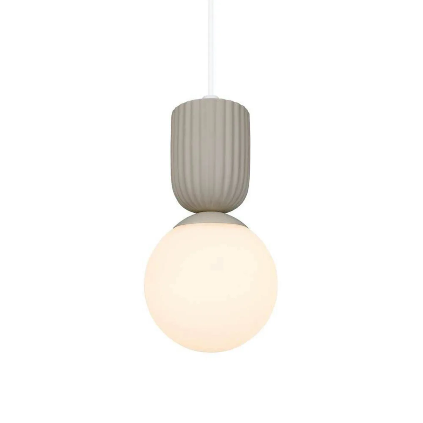 Sadie Pendelleuchte Beige - Nordlux - Wohnzimmer - Skandinavisch - Glas - Einflammig