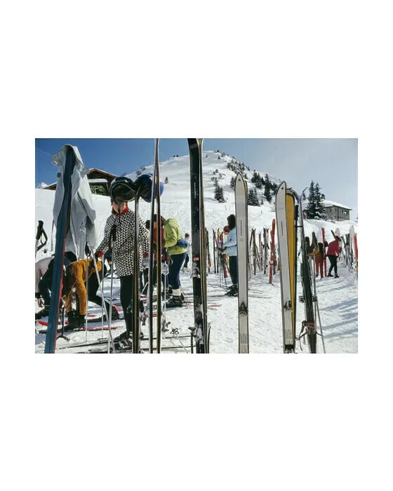 Skiers at Gstaad