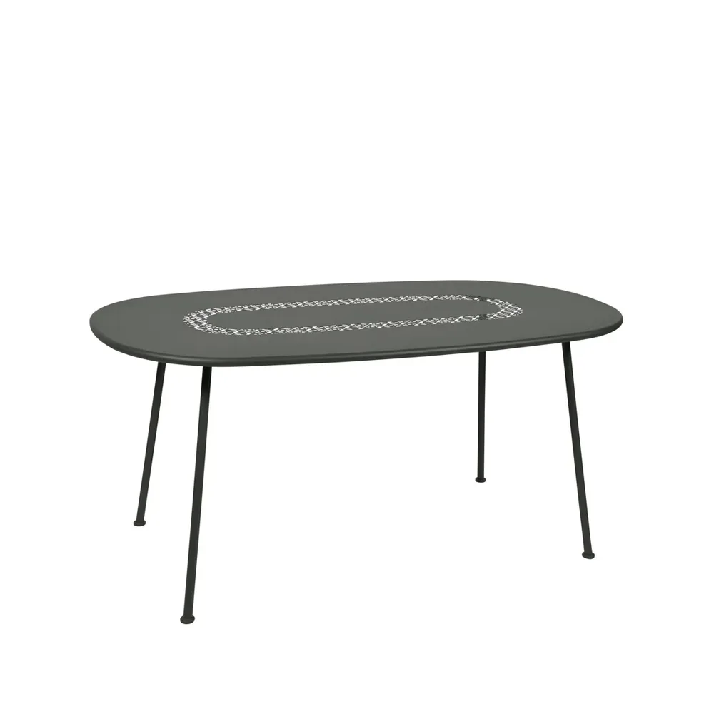 Fermob Lorette bord ovalt Rosemary (grön)