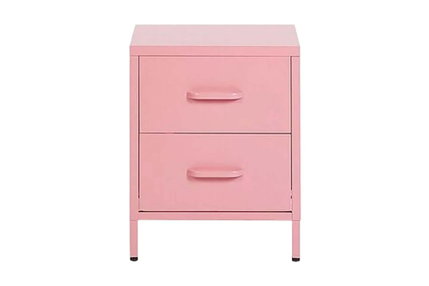Malavin Sängbord 43 cm - Stål/Rosa